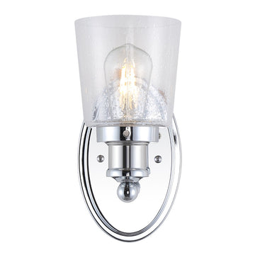 Beverly Iron/Seeded Glass Classic Cottage LED Vanity Light